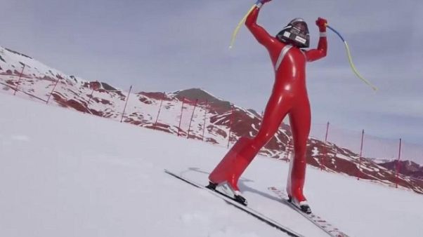 Sci,Simone Origone punta record velocità Sci,Simone Origone punta record velocità