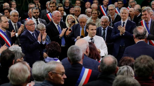 Macron's party reclaims top spot from Le Pen in European vote poll Macron's party reclaims top spot from Le Pen in European vote poll