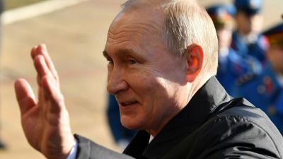 Le président russe Vladimir Poutine le 17 janvier 2019 à Belgrade Le président russe Vladimir Poutine le 17 janvier 2019 à Belgrade