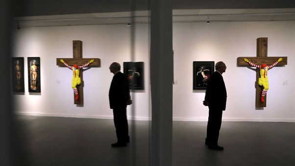 Israeli museum to drop 'McJesus' sculpture after protests Israeli museum to drop 'McJesus' sculpture after protests