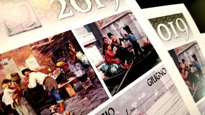 Calendario gondolieri, persone Venezia Calendario gondolieri, persone Venezia