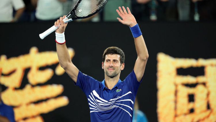 Djokovic dominates Tsonga re-match to reach third round