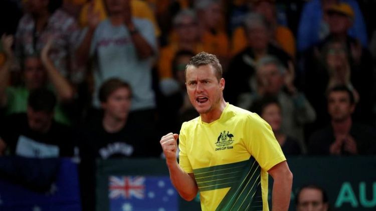 Australia Davis Cup captain Hewitt says threatened by Tomic