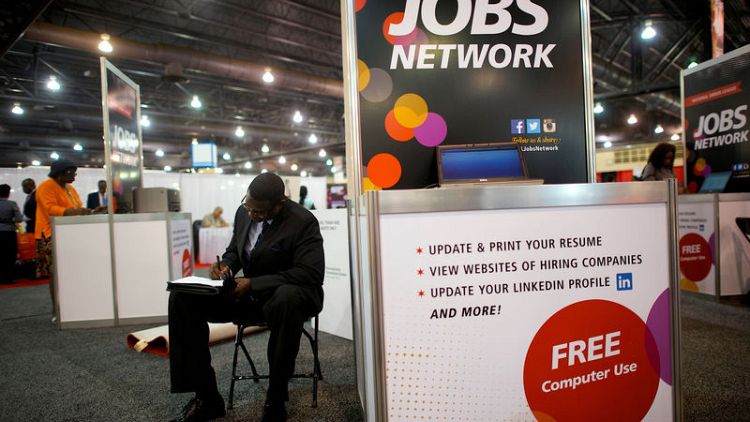 U.S. weekly jobless claims fall; mid-Atlantic factory activity rebounds