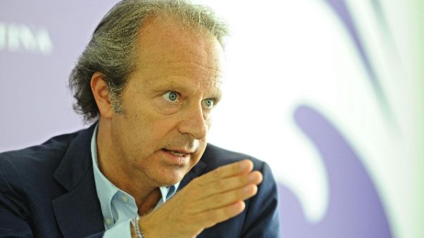 Andrea Della Valle visita la Fiorentina Andrea Della Valle visita la Fiorentina