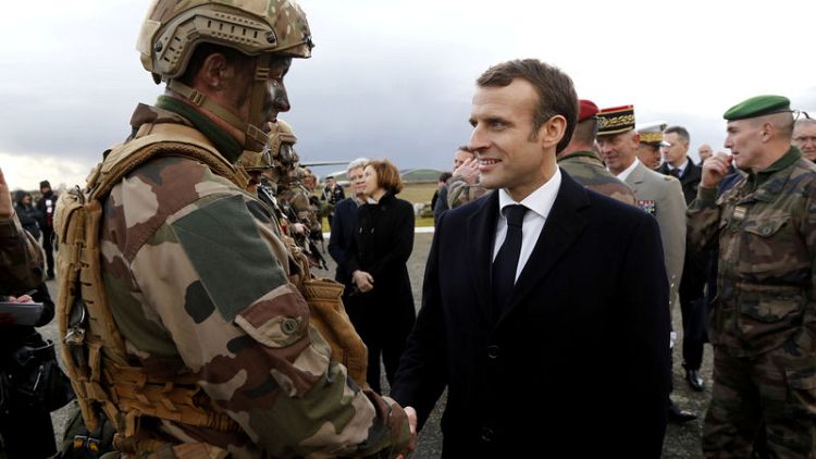 French military to continue Islamic State fight in Levant - Macron
