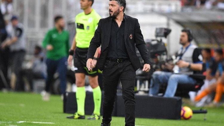 Offese ad arbitro, Gattuso squalificato