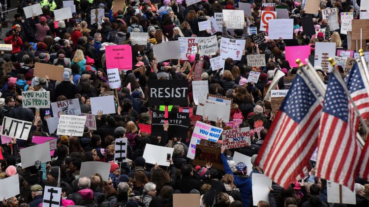 In third year, U.S. women's marches turn to 2020 elections