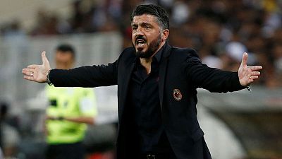 AC Milan coach Gattuso handed one-game ban for threatening behaviour |  Euronews