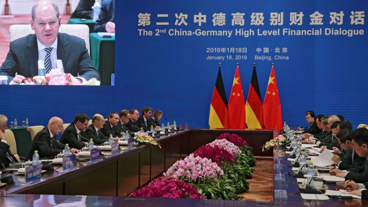 Germany, China to sign pacts during finance minister's Beijing visit