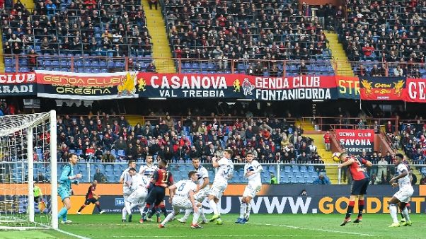 Genoa-Milan, striscioni in città Genoa-Milan, striscioni in città