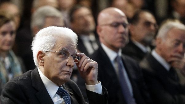 Mattarella a Berlino, memoria barbarie Mattarella a Berlino, memoria barbarie