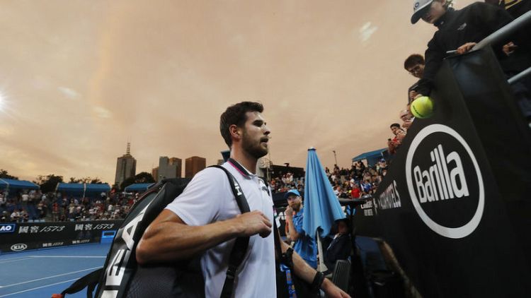 Khachanov 'ashamed' after early exit from Australian Open