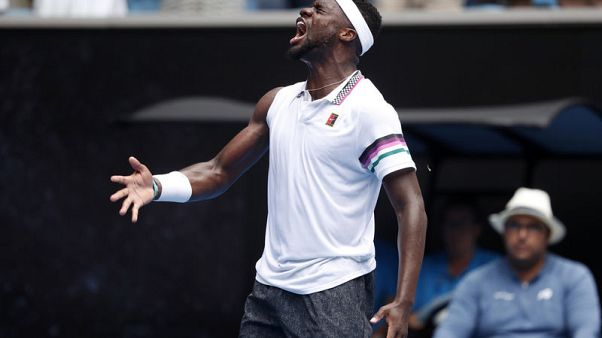 Tiafoe rips into fourth round with LeBron James-inspired celebration Tiafoe rips into fourth round with LeBron James-inspired celebration