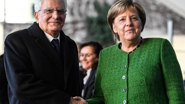 Libia: Merkel, bene linea italiana Libia: Merkel, bene linea italiana