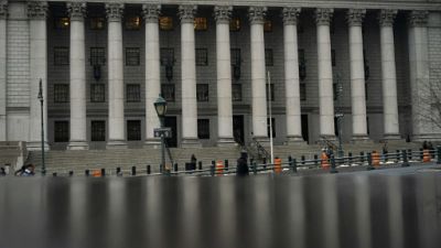 Le tribunal fédéral Thurgood Marshall à New York, le 18 janvier 2019 Le tribunal fédéral Thurgood Marshall à New York, le 18 janvier 2019