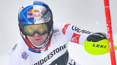 Alexis Pinturault lors de la descente de Wengen, le 18 janvier 2019 Alexis Pinturault lors de la descente de Wengen, le 18 janvier 2019