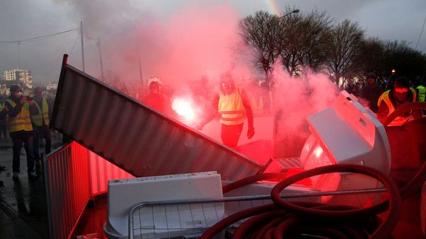 Clashes break out in France as 'yellow vests' stage latest protest Clashes break out in France as 'yellow vests' stage latest protest