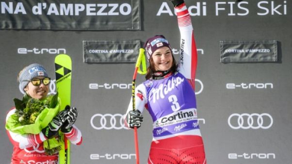 Ski: les Autrichiennes dominent la descente de Cortina d'Ampezzo, Vonn attend son heure Ski: les Autrichiennes dominent la descente de Cortina d'Ampezzo, Vonn attend son heure
