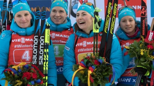Biathlon: des Bleues impériales au relais de Ruhpolding Biathlon: des Bleues impériales au relais de Ruhpolding