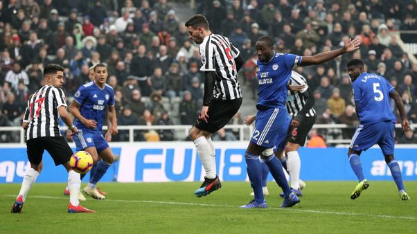 Schar double earns Newcastle crucial 3-0 win over Cardiff Schar double earns Newcastle crucial 3-0 win over Cardiff