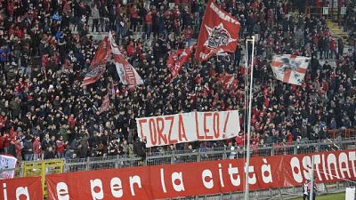 Da Perugia e tifosi, "Forza Leo" Da Perugia e tifosi, "Forza Leo"