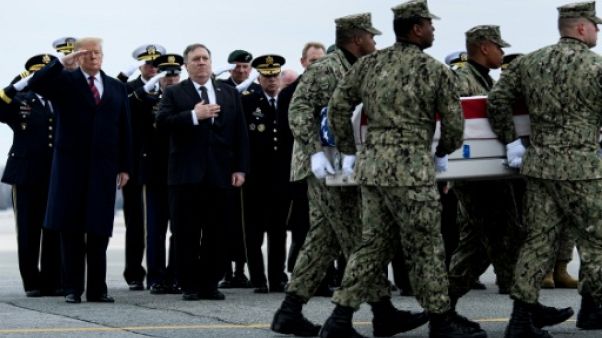 Trump accueille les dépouilles des victimes américaines de Minbej Trump accueille les dépouilles des victimes américaines de Minbej
