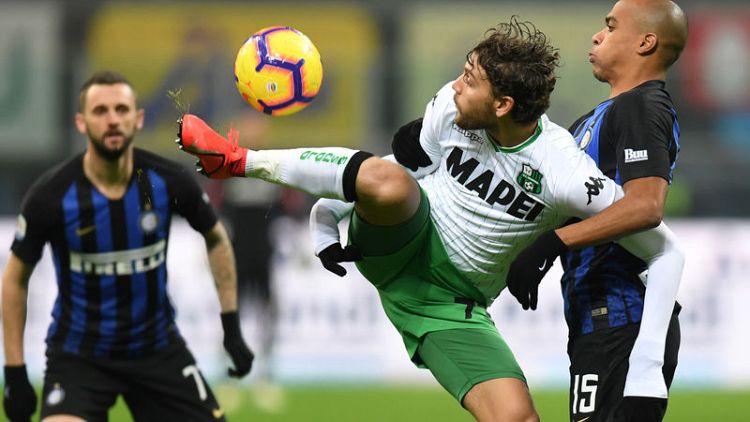 Inter draw a blank as Sassuolo curse continues