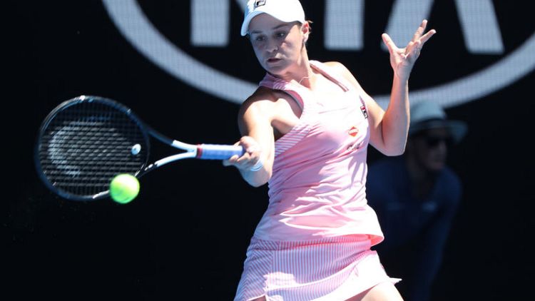 Australia's Barty living in the moment as nation's hopes surge