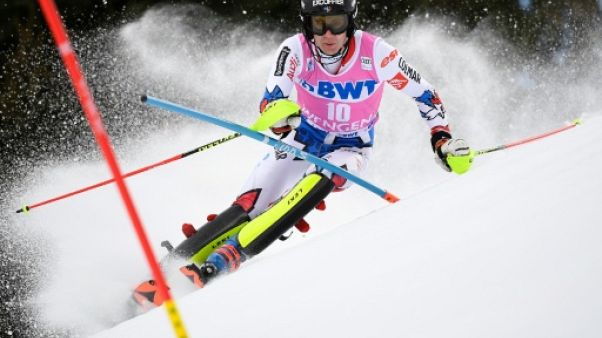 Ski: Noël en tête après la 1re manche du slalom de Wengen, Hirscher 5e Ski: Noël en tête après la 1re manche du slalom de Wengen, Hirscher 5e