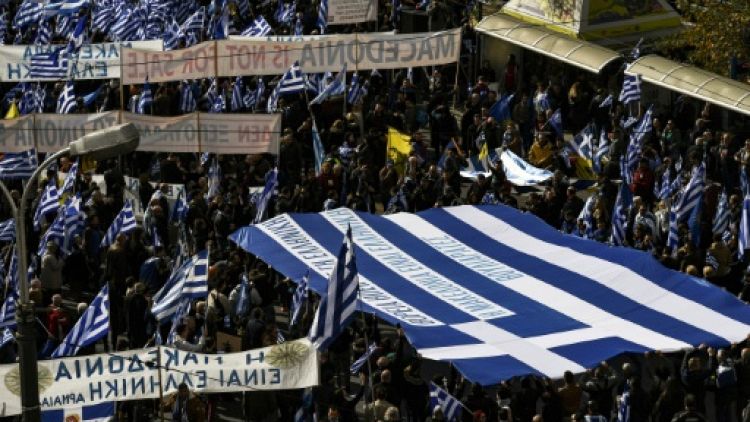 Des milliers de manifestants à Athènes contre l'accord sur la Macédoine 