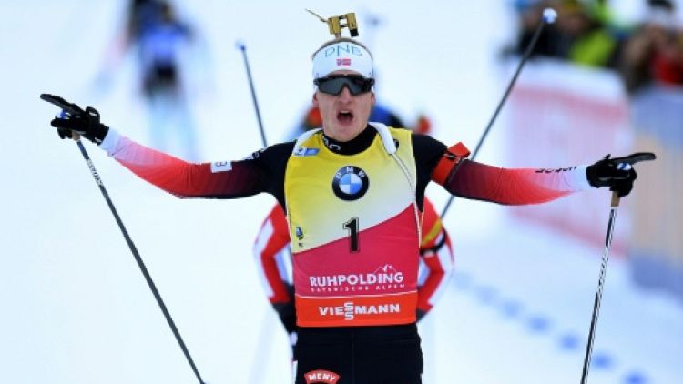 Biathlon: 9e victoire de Boe à la Mass start de Ruhpolding, Fillon-Maillet sur le podium