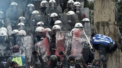 Nom de la Macédoine: incidents lors d'une manifestation à Athènes Nom de la Macédoine: incidents lors d'une manifestation à Athènes