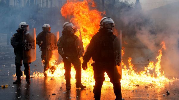 Police fire tear gas as Greeks protest against Macedonia name deal Police fire tear gas as Greeks protest against Macedonia name deal