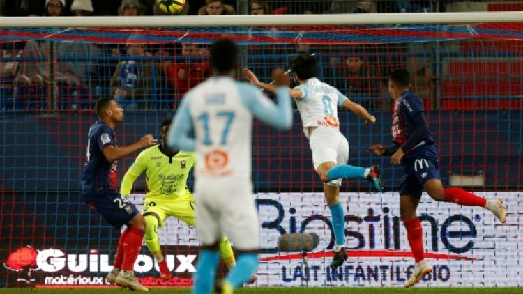 Ligue 1: Marseille s'impose à Caen et stoppe sa série noire