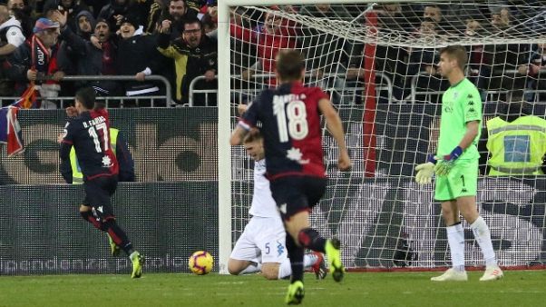 Calcio: Cagliari-Empoli pareggiano 2-2 Calcio: Cagliari-Empoli pareggiano 2-2