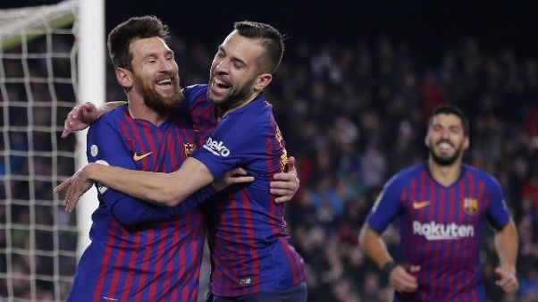 Liga,8/a vittoria di fila per Barcellona Liga,8/a vittoria di fila per Barcellona
