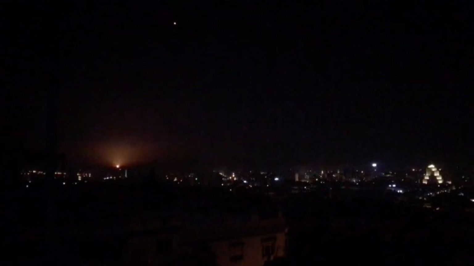 Israeli military strikes Iranian targets in Syria