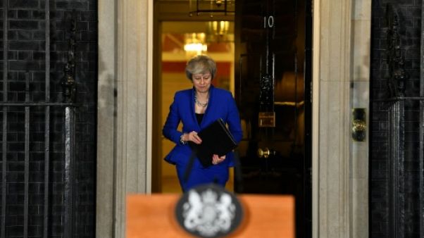 Theresa May, le 16 janvier 2019 à Londres Theresa May, le 16 janvier 2019 à Londres