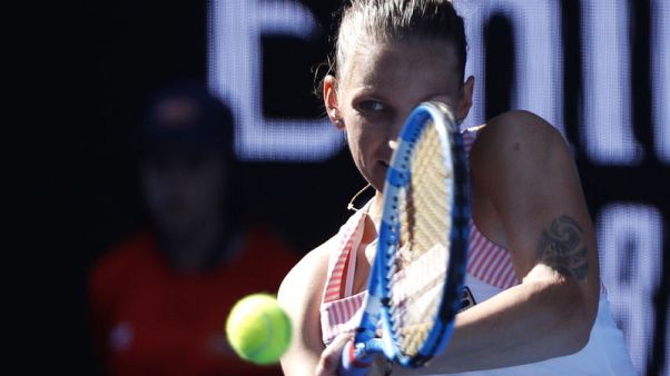 Pliskova pounds Muguruza to reach quarters Pliskova pounds Muguruza to reach quarters