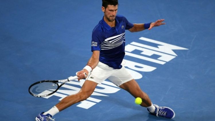 Open d'Australie: Djokovic a souffert pour rallier les quarts