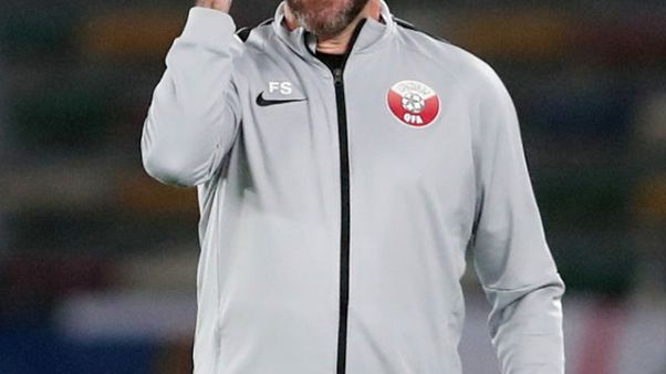 Soccer: Qatar confident but cautious before Iraq 'final' Soccer: Qatar confident but cautious before Iraq 'final'