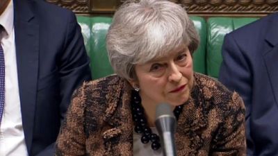 Brexit: May veut rediscuter avec Bruxelles la question de la frontière irlandaise Brexit: May veut rediscuter avec Bruxelles la question de la frontière irlandaise
