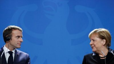 Macron et Merkel tentent de braver l'euroscepticisme ambiant Macron et Merkel tentent de braver l'euroscepticisme ambiant