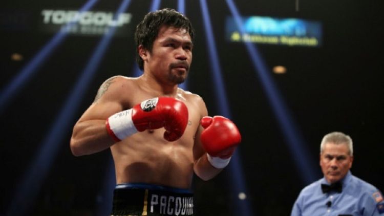 Boxe: la blessure à un oeil de Pacquiao moins grave que redouté