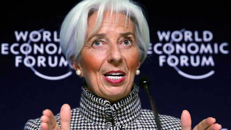 IMF, CEOs sound warnings as leaders gather in Davos