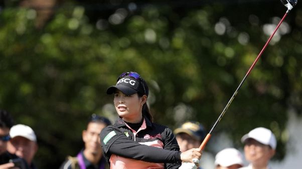 Golf, Jutanugarn a lezione da Allen Golf, Jutanugarn a lezione da Allen