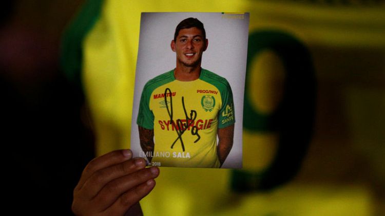 Cardiff City's Sala missing after plane disappears over English Channel