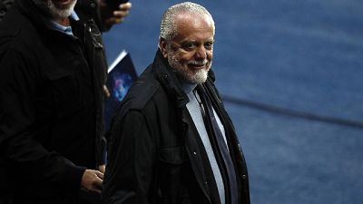 Napoli, De Laurentiis a Parigi Napoli, De Laurentiis a Parigi
