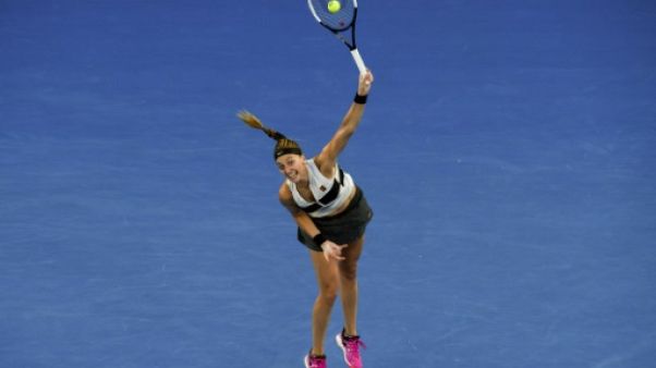 Open d'Australie: première demi-finale en Grand Chelem depuis cinq ans pour Kvitova Open d'Australie: première demi-finale en Grand Chelem depuis cinq ans pour Kvitova